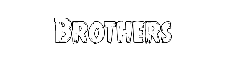 Mrs. Monster Outline  Free Fonts Download