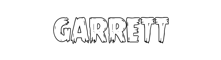 Mrs. Monster Outline  Free Fonts Download