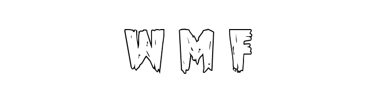 Mrs. Monster Outline  Free Fonts Download