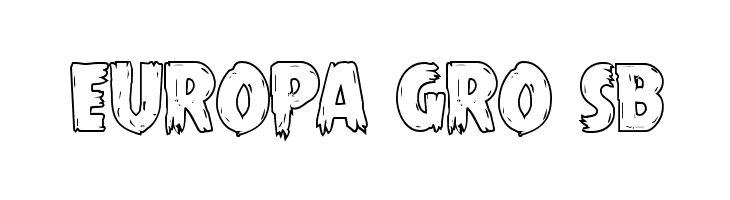 Mrs. Monster Outline  Free Fonts Download