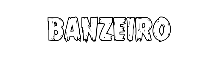 Mrs. Monster Bold Outline  Free Fonts Download