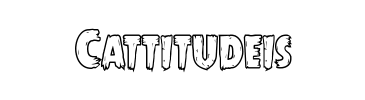 Mrs. Monster Bold Outline  Free Fonts Download