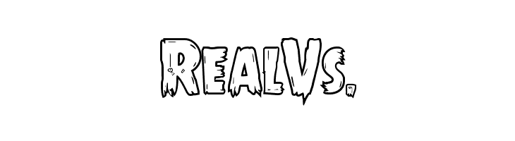 Mrs. Monster Bold Outline  Free Fonts Download