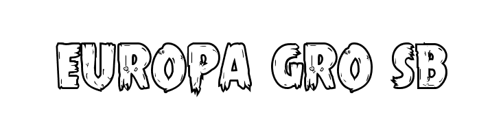 Mrs. Monster Bold Outline  Free Fonts Download