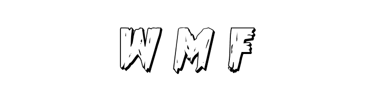 Mrs. Monster 3D Italic  Free Fonts Download
