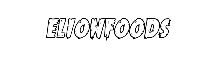 Mrs. Monster Bold Outline Italic  Free Fonts Download