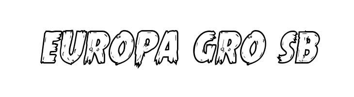 Mrs. Monster Bold Outline Italic  Free Fonts Download