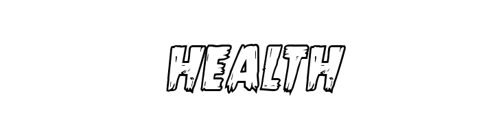 Mrs. Monster Bold Outline Italic  Free Fonts Download