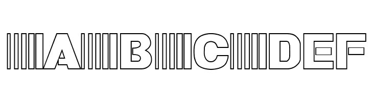 Bamf Outline  Free Fonts Download