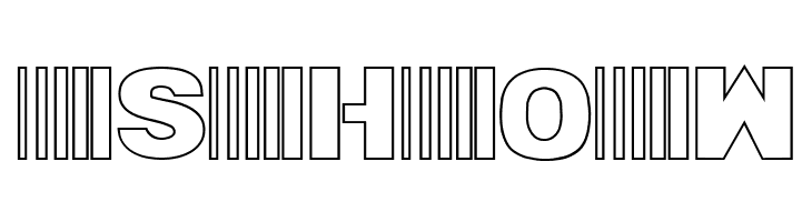 Bamf Outline  Free Fonts Download