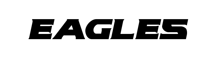 EAGLES Modi Thorson Bold Italic Font