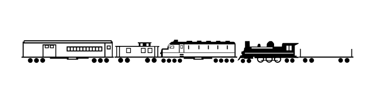 Trains  Free Fonts Download