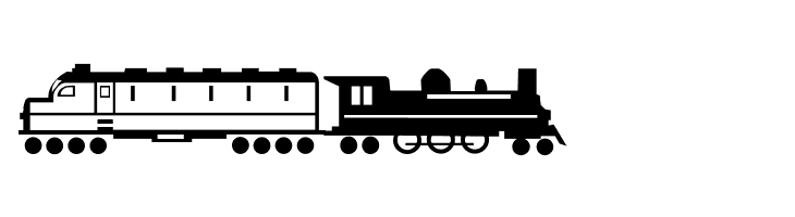 Trains  Free Fonts Download