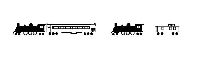 Trains  Free Fonts Download