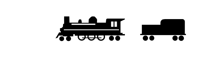 Trains  Free Fonts Download