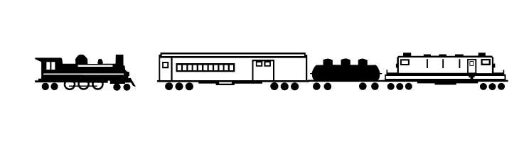 Trains  Free Fonts Download