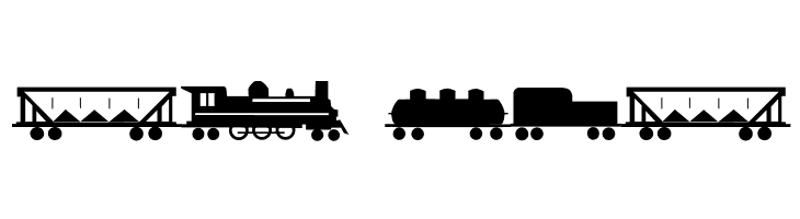 Trains  Free Fonts Download