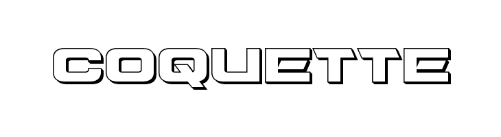 Quark Storm 3D Regular  Free Fonts Download