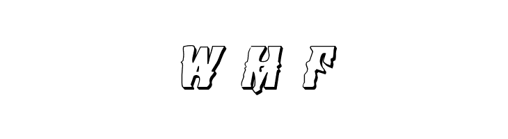 Warlock's Ale 3D Italic  Free Fonts Download