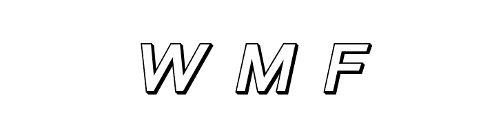 Postmaster 3D  Free Fonts Download