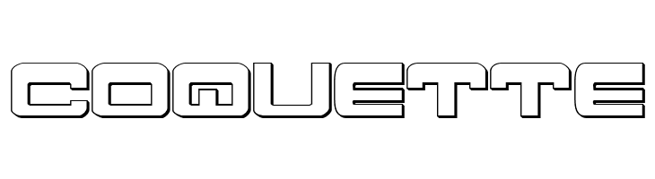 Atlantia 3D Regular  Free Fonts Download