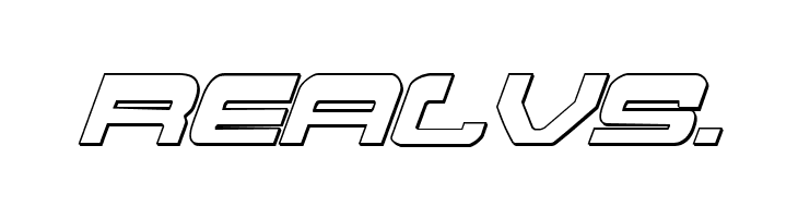 Atlantia 3D Italic  Free Fonts Download