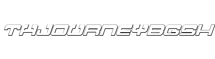 Atlantia 3D Italic  Free Fonts Download