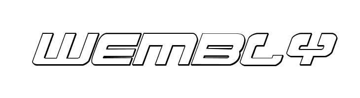 Atlantia 3D Italic  Free Fonts Download