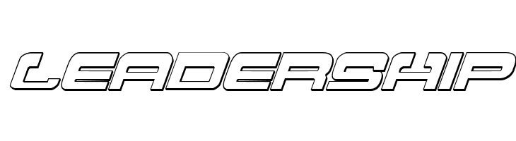 Atlantia 3D Italic  Free Fonts Download