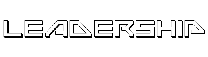 Neo-Navy 3D  Free Fonts Download