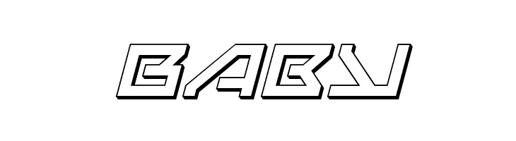 Neo-Navy 3D Italic  Free Fonts Download