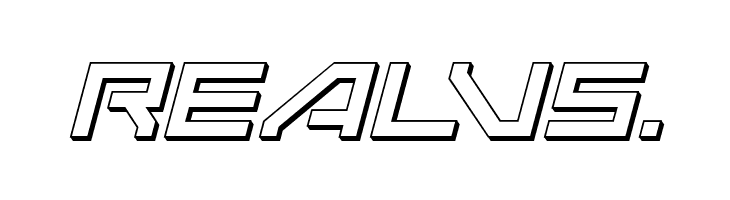 Neo-Navy 3D Italic  Free Fonts Download