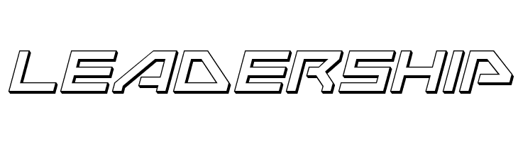 Neo-Navy 3D Italic  Free Fonts Download