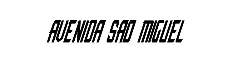 Nemesis Enforcer Condensed Italic  Free Fonts Download