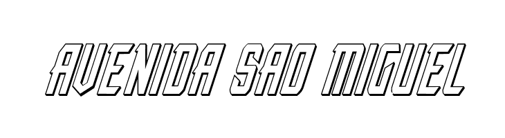 Nemesis Enforcer 3D Italic  Free Fonts Download