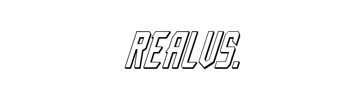 Nemesis Enforcer 3D Italic  Free Fonts Download