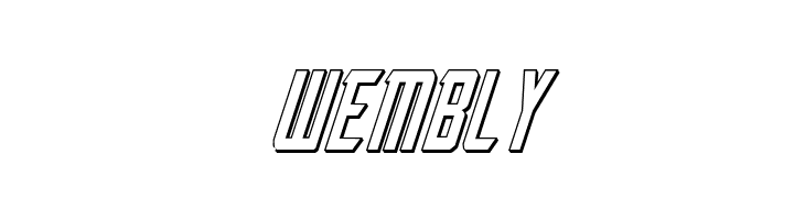 Nemesis Enforcer 3D Italic  Free Fonts Download
