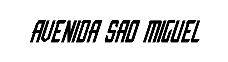 Nemesis Enforcer Italic  Free Fonts Download