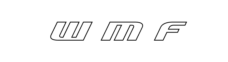 Team America Outline  Free Fonts Download