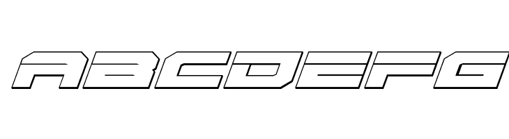 Eridanus 3D Italic  Free Fonts Download