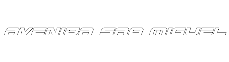 Eridanus 3D Italic  Free Fonts Download