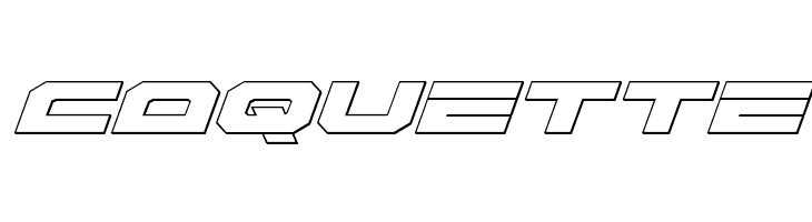 Eridanus 3D Italic  Free Fonts Download