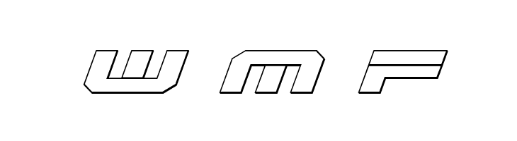 Eridanus 3D Italic  Free Fonts Download