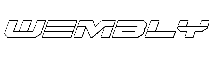 Eridanus 3D Italic  Free Fonts Download