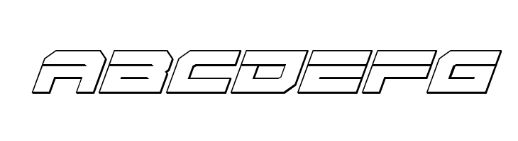 Eridanus Condensed 3D Italic  Free Fonts Download