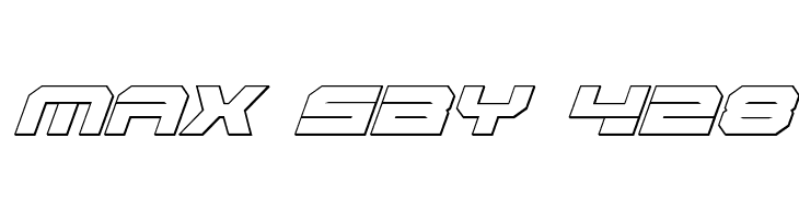 Eridanus Condensed 3D Italic  Free Fonts Download