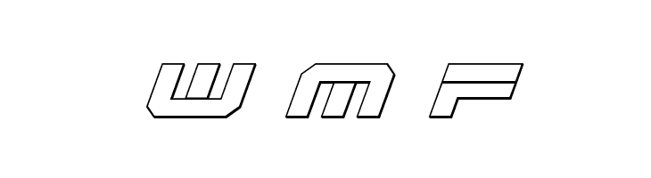 Eridanus Condensed 3D Italic  Free Fonts Download