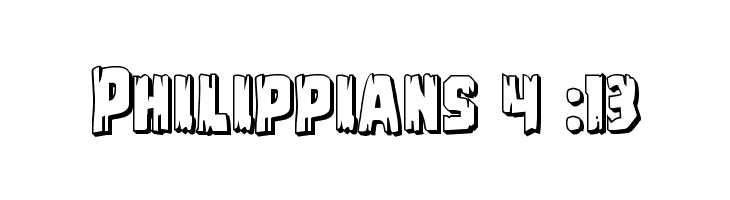 Leatherface 3D  Free Fonts Download