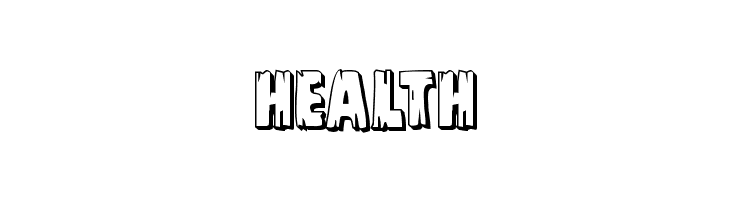 Leatherface 3D  Free Fonts Download