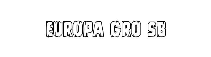 Leatherface Outline  Free Fonts Download